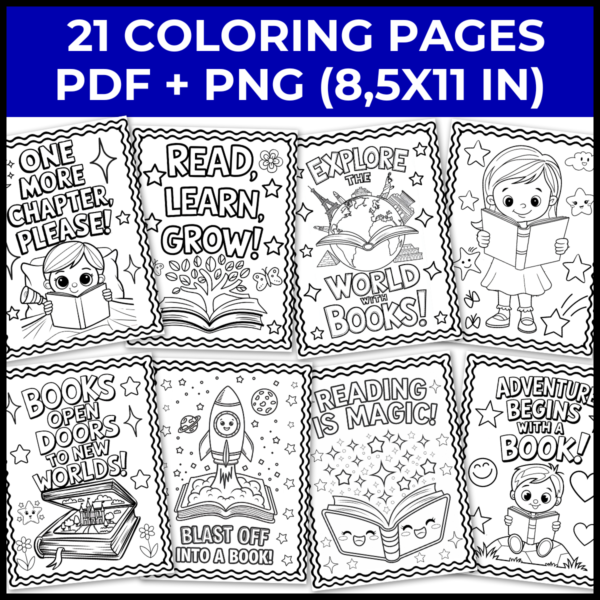 Read Across America Day & Week Coloring Pages - Image 2