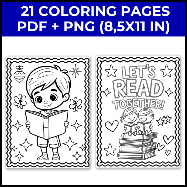 Read Across America Day & Week Coloring Pages - Image 3