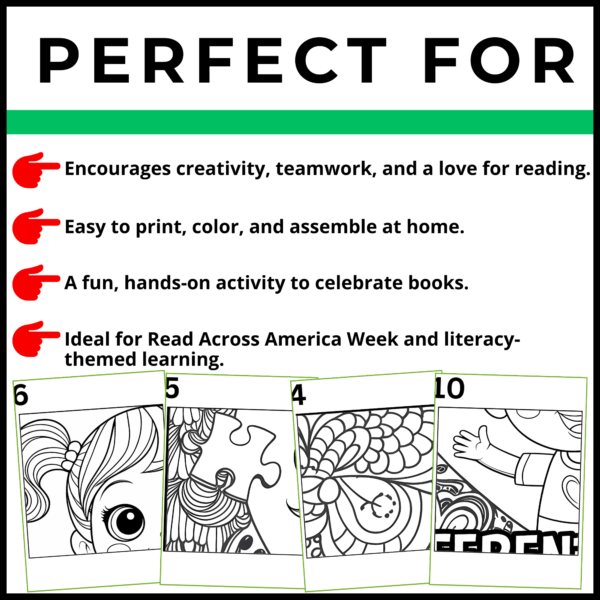Autism Awareness Month Coloring Pages Collaborative Poster Bulletin Board set 1 - Image 2