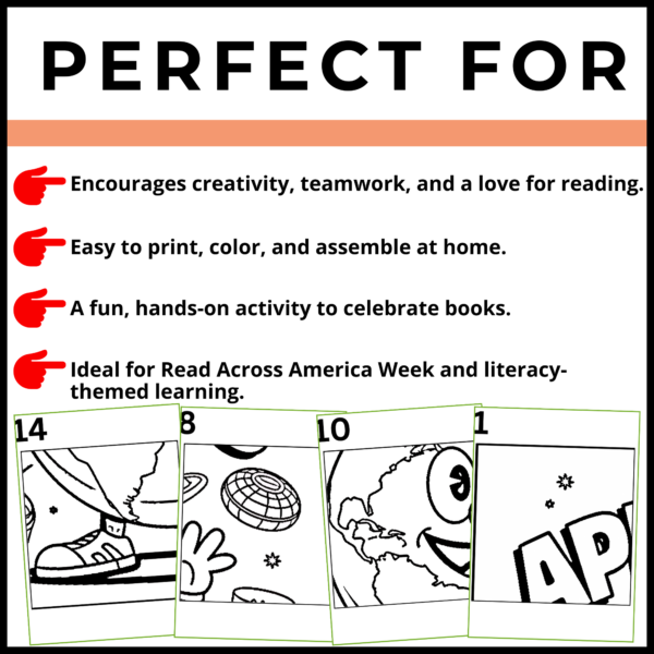 April Fools' Day Collaborative Poster Art Coloring Pages | Bulletin Board set 1 - Image 3