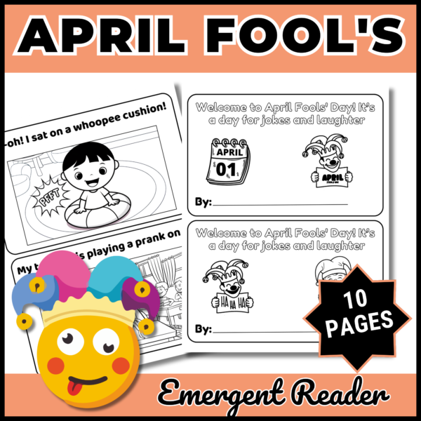 April Fool's Emergent Reader - Spring April Fool's Mini-Book for Early Readers