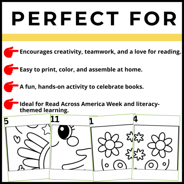 April National Volunteer Month Collaborative Coloring Poster Bulletin Board Set2 - Image 3