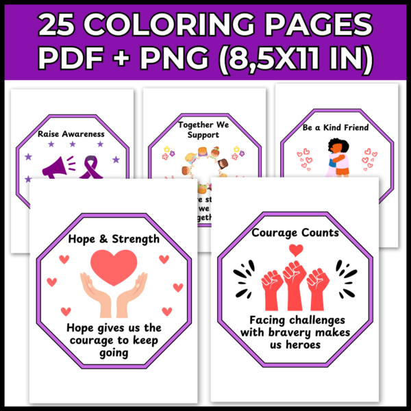 Epilepsy Awareness Day Bulletin Board | Purple Ribbon Classroom Decor Ideas - Image 2