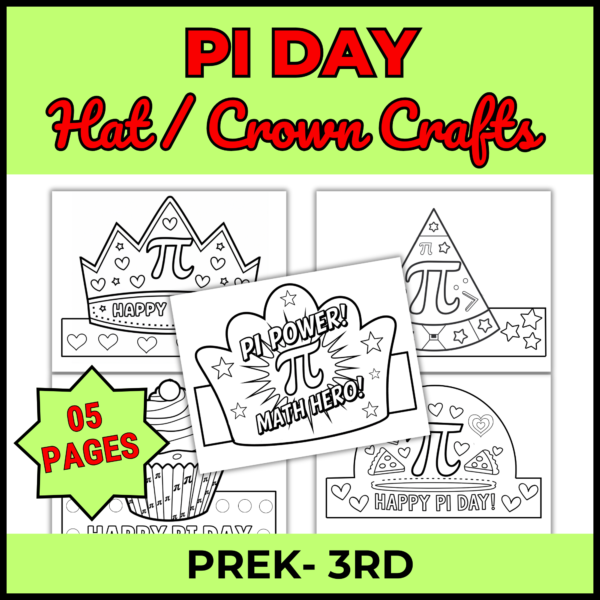 March Pi Day Hat & Crown Crafts - Headband Craft