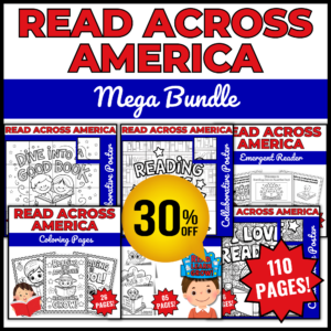 March Reading Across America Day Mega Bundle: Coloring Pages, Craft, and More!