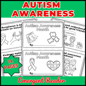 National Autism Awareness Month Emergent Reader