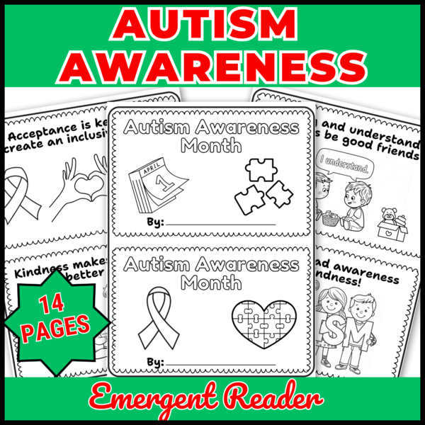 National Autism Awareness Month Emergent Reader