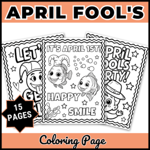 April Fools' Day Coloring Pages-Coloring Sheets | April Coloring Pages