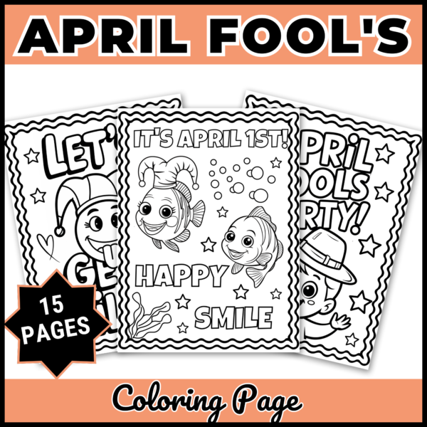 April Fools' Day Coloring Pages-Coloring Sheets | April Coloring Pages