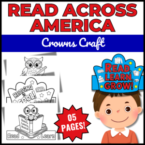 Reading Across America Week Hat Craft/Crown | Theodor Geisel Day Hat Craft