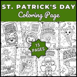 St. Patrick's Day Coloring Pages | St. Patty's & March Fun Activities | Spring