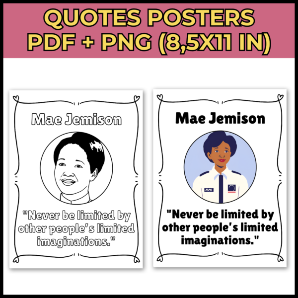 International Women's Day Quotes Posters | Black & White & Color Versions - Image 4