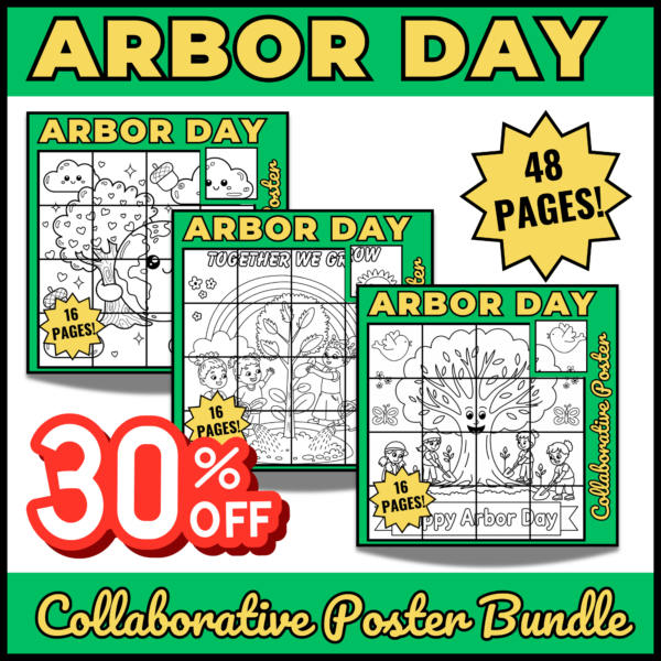 Arbor Day Activities Bundle | Reading, Crafts, Posters, Word Search & More - Image 3