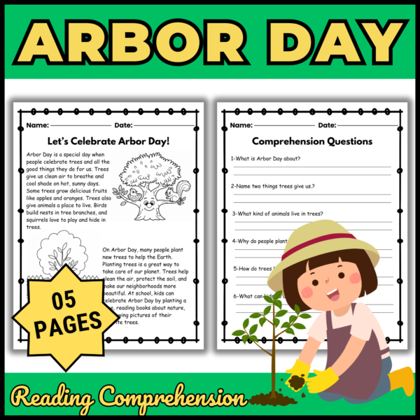 Arbor Day Activities Bundle | Reading, Crafts, Posters, Word Search & More - Image 2