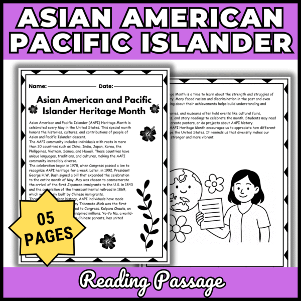 Asian American & Pacific Islander Heritage Month Bundle | Posters, Reading .... - Image 3