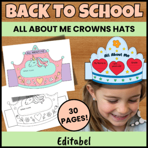 All About Me Crown Hat | Back to School Activity for Kids